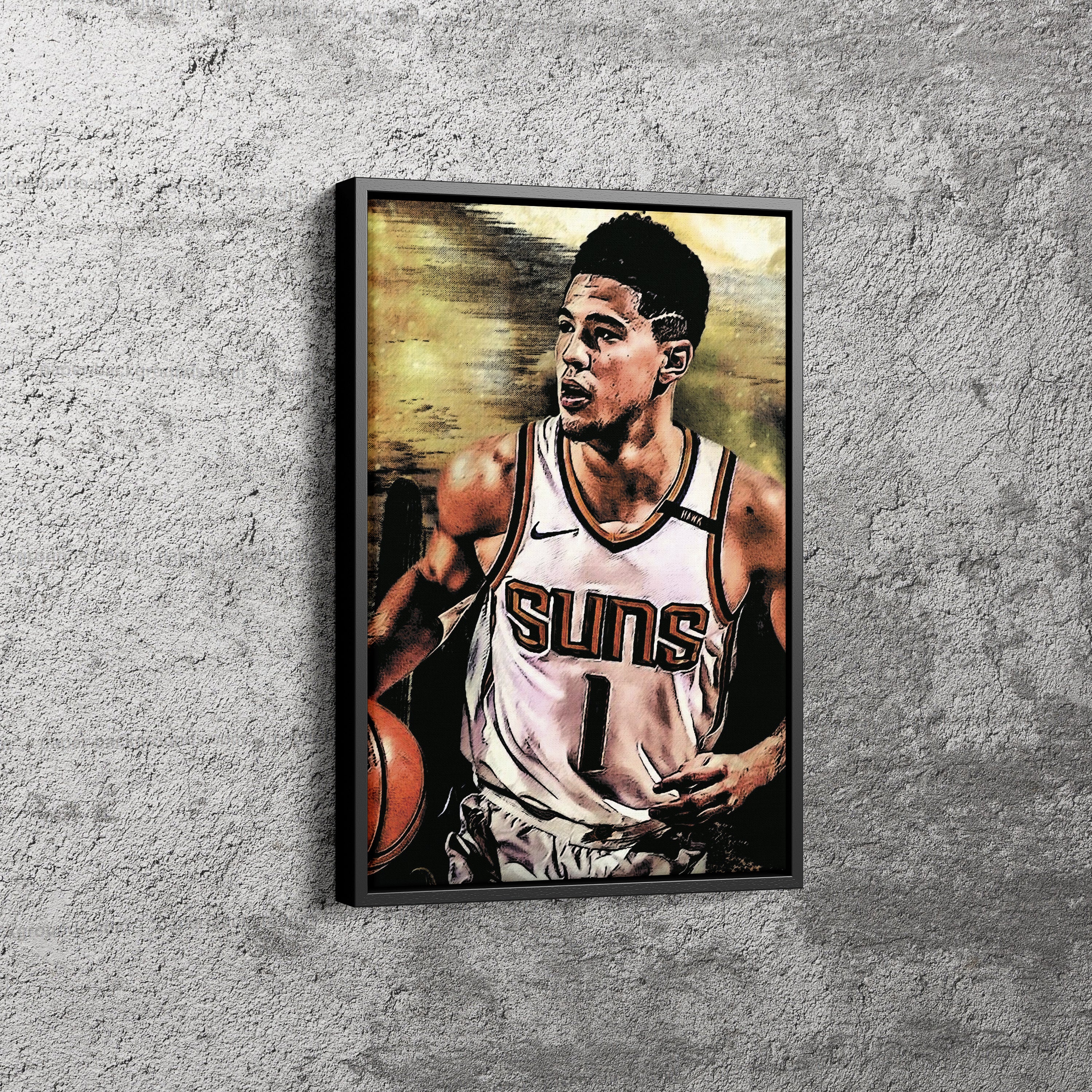 Devin Booker Poster Phoenix Suns NBA Sports Print Sports 
