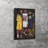 Kobe Bryant Michael Jordan Lebron James The Legends Canvas Poster Wall Art Print Home Decor Framed Art