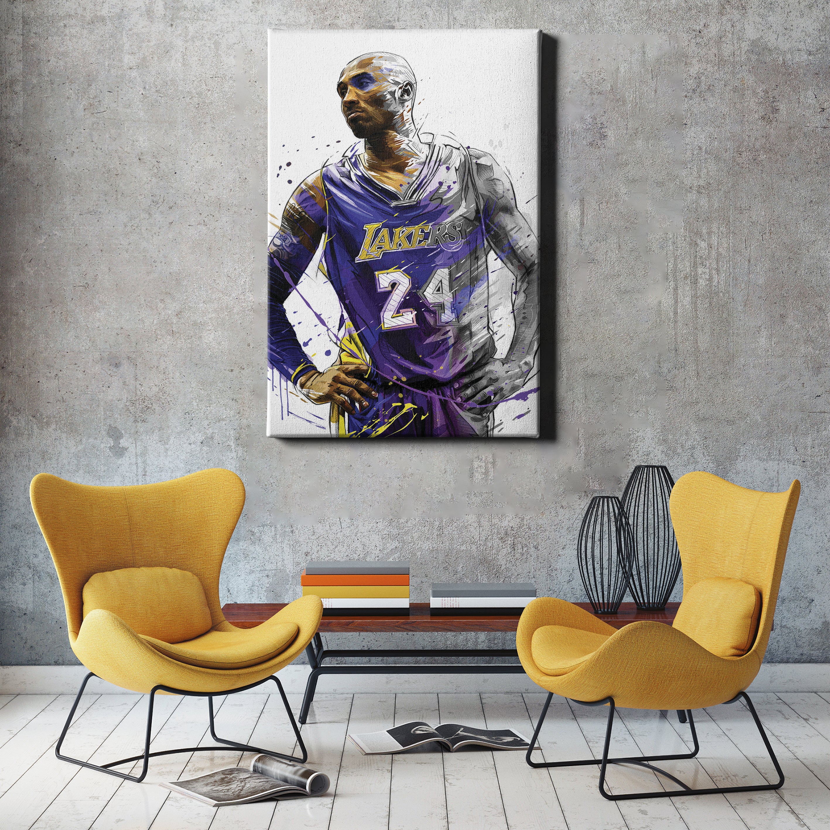 Kobe Bryant Posters Lakers Print Basketball Artwork Wall 