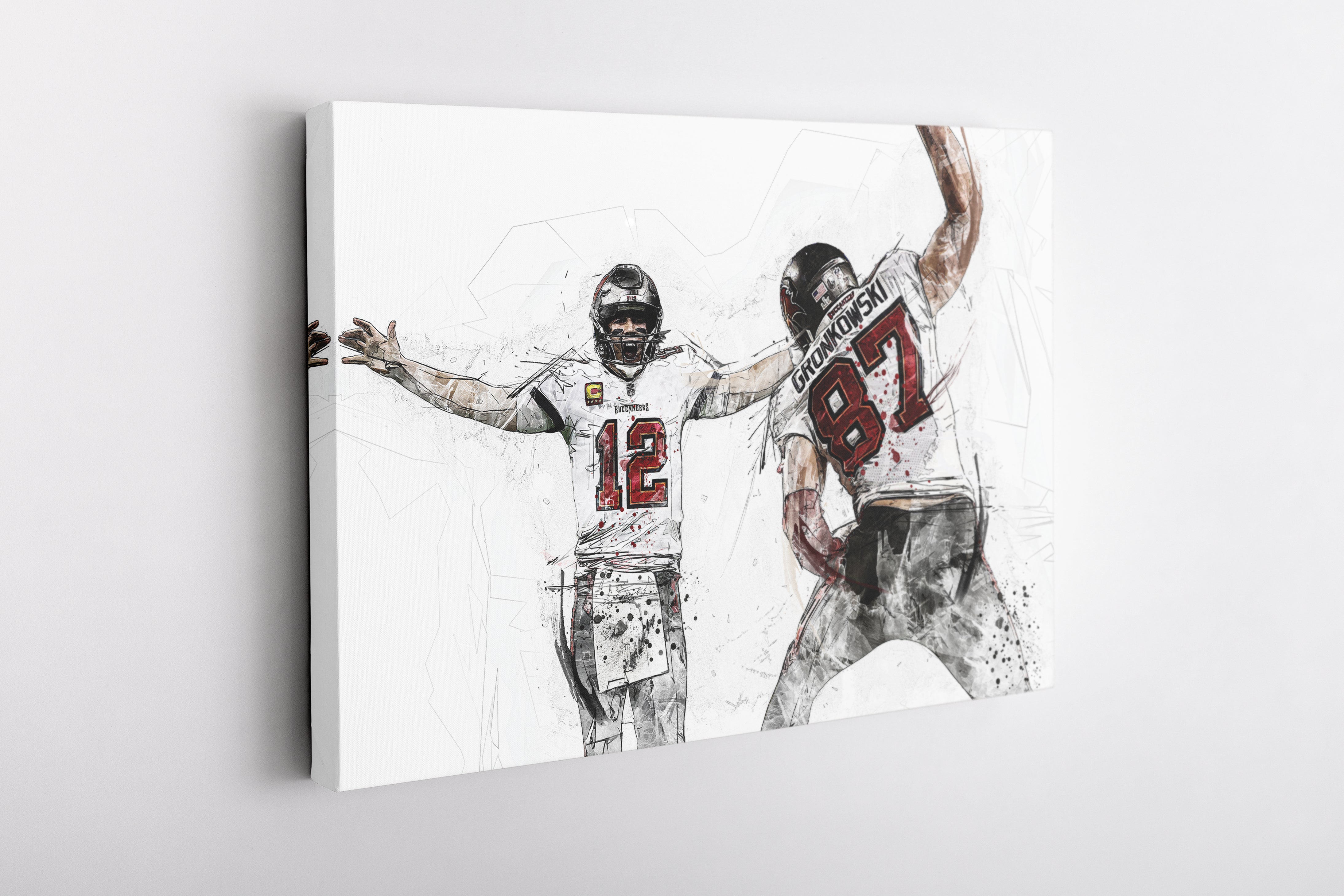 Rob Gronkowski Buc Power Tampa Bay Buccaneers Official NFL Football –  Sports Poster Warehouse