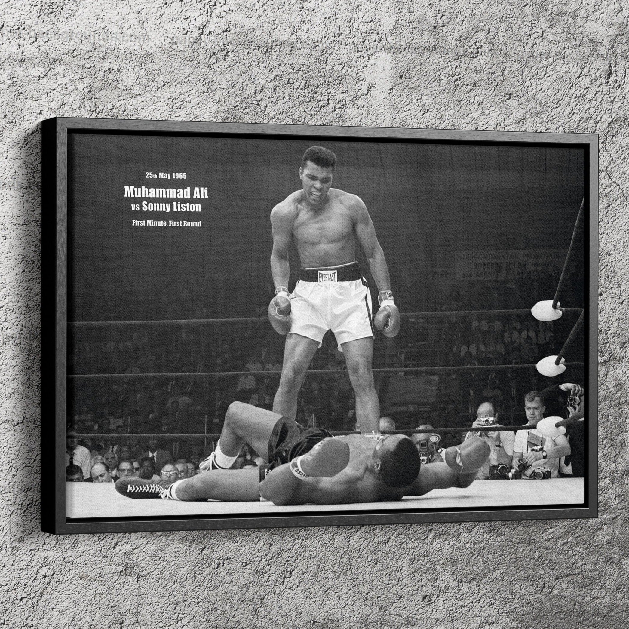 Muhammad Ali Sonny Liston Poster muhammad-ali-sonny-liston-poster