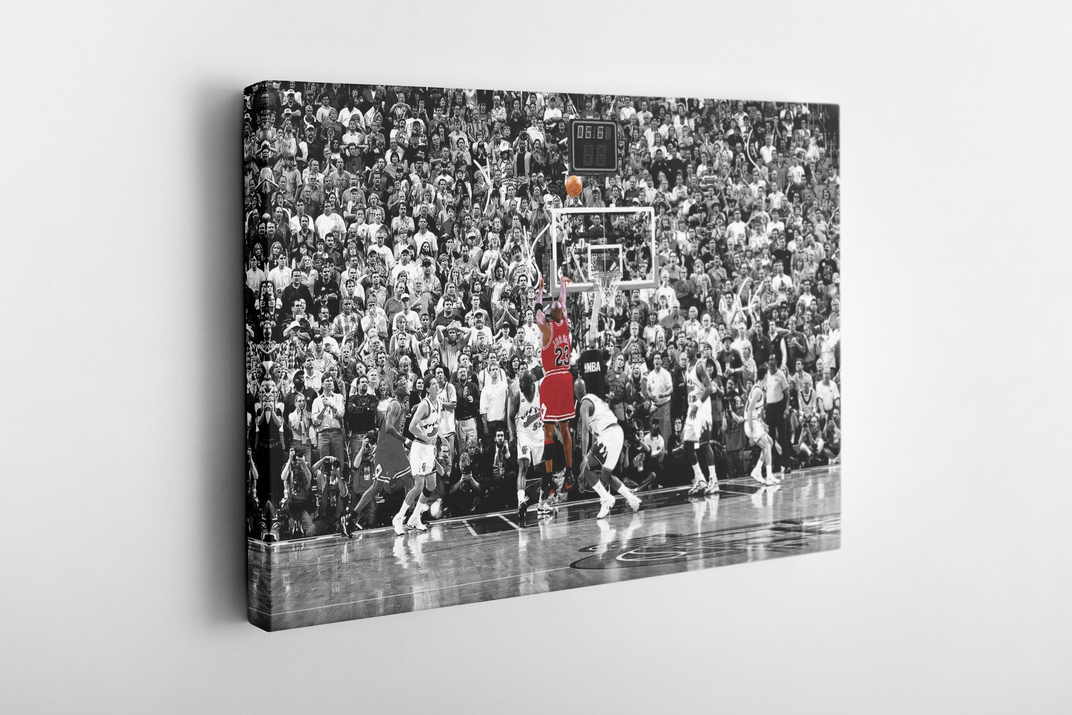 Michael Jordan Smoking Poster Chicago Bulls Basketball Hand Made Posters  Canvas Print Wall Art Home Decor